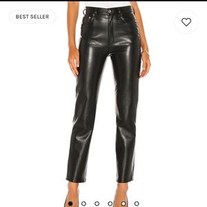 AGOLDE Leather Pants
